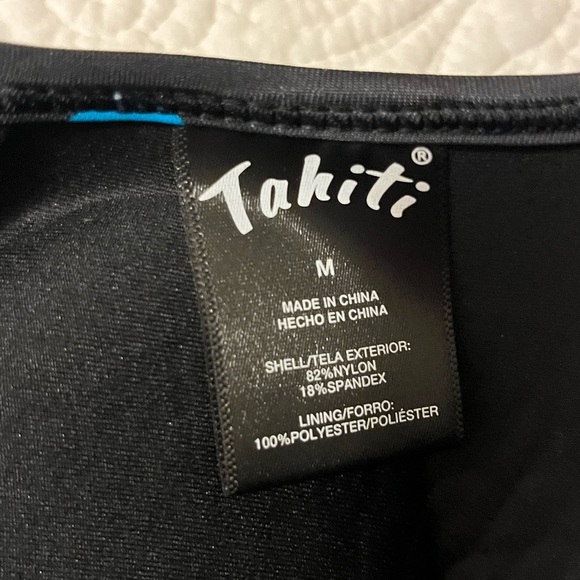 Tahiti Polka Dot Halter Bikini - Black  Multicolor Dots,  Top- Med/Bottem-Large - Picture 6 of 9